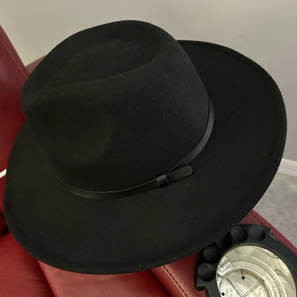 Men’s NEW Goodfellows, Western pinch Cowboy hat, black size, XL with trim